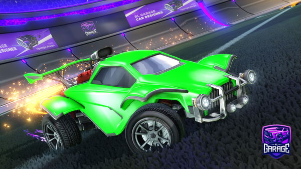 A Rocket League car design from NaughtyRL_