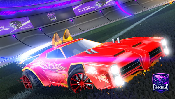 A Rocket League car design from Click_infernal