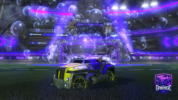 A Rocket League car design from carbonario