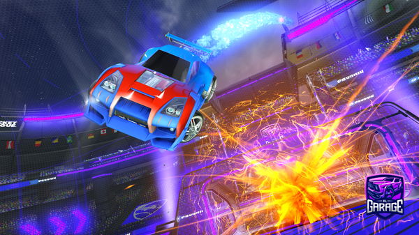 A Rocket League car design from ClosedReptile507