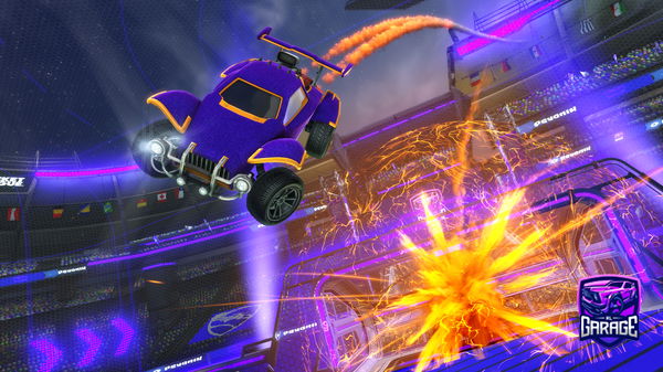 A Rocket League car design from CringyWaffle