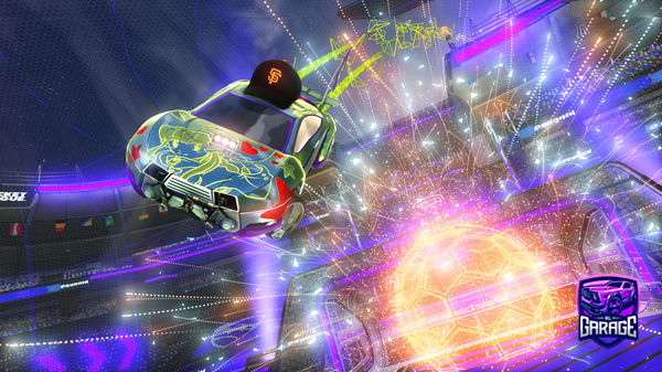 A Rocket League car design from Noahtorres