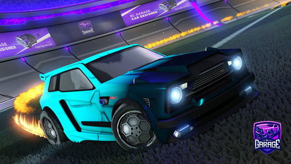 A Rocket League car design from substified