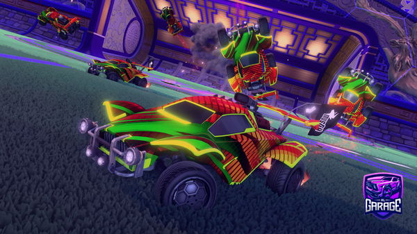 A Rocket League car design from aeDjorr