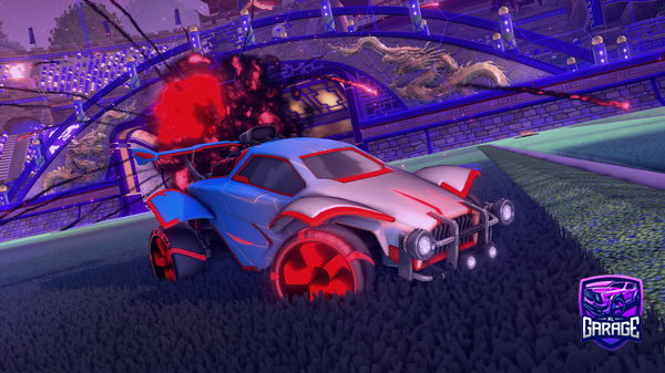 A Rocket League car design from Jeravi