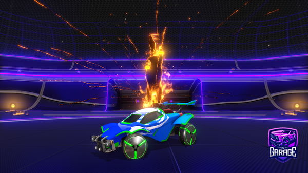 A Rocket League car design from MTGX