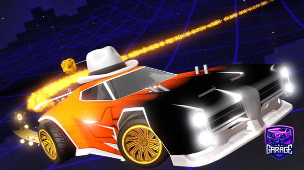 A Rocket League car design from Ghost23134