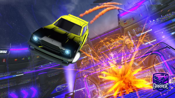 A Rocket League car design from KisukeSensei