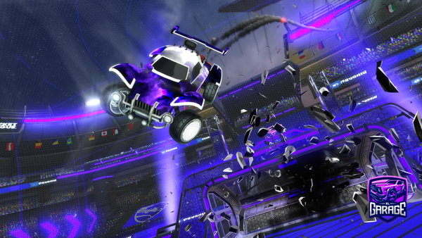 A Rocket League car design from Thomastyrrell12