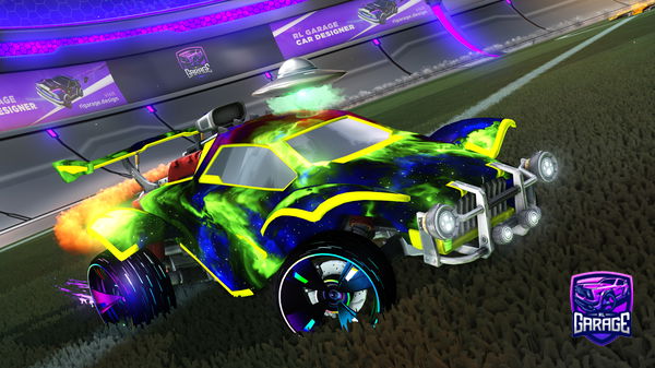 A Rocket League car design from seltomegath