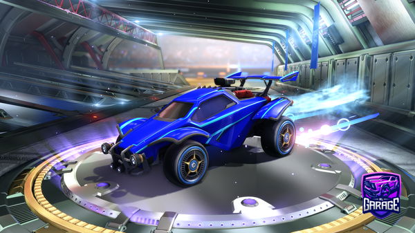 A Rocket League car design from Din8170