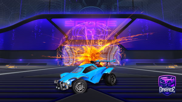 A Rocket League car design from BlizzardMP4