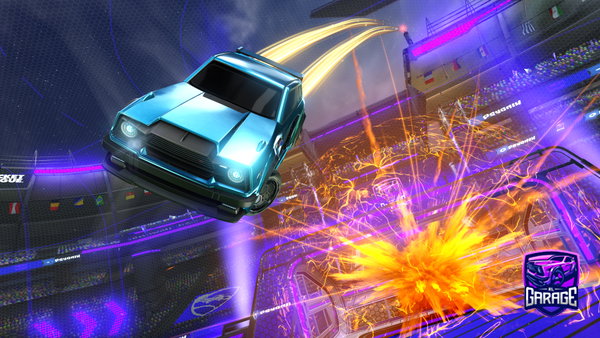 A Rocket League car design from SchelckPoirot