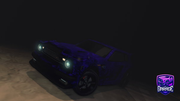 A Rocket League car design from Cvjk