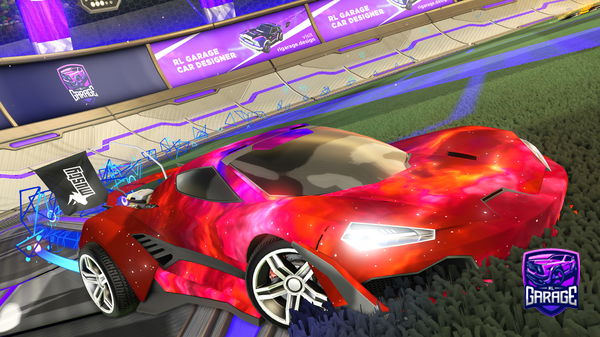 A Rocket League car design from LOLUDED