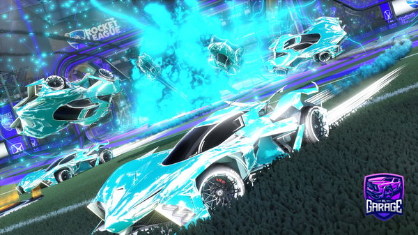 A Rocket League car design from Pulsepeanut