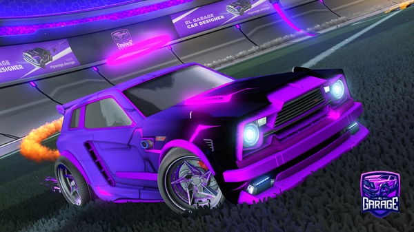 A Rocket League car design from KEF7