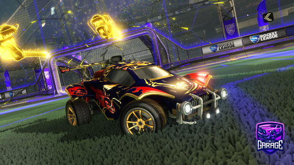 A Rocket League car design from Mathew15