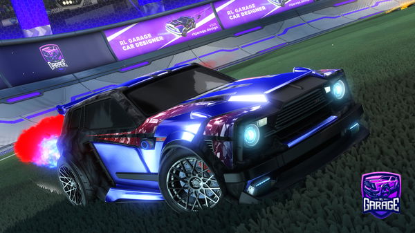 A Rocket League car design from 4fxntom