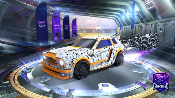 A Rocket League car design from NTHEF