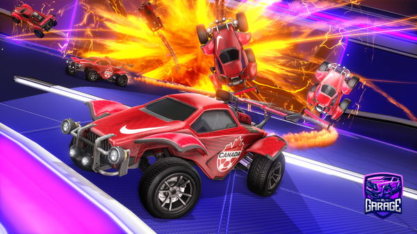 A Rocket League car design from PRPLWINGS