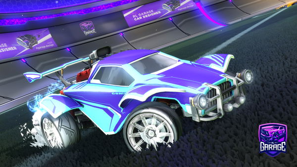 A Rocket League car design from Macaye009
