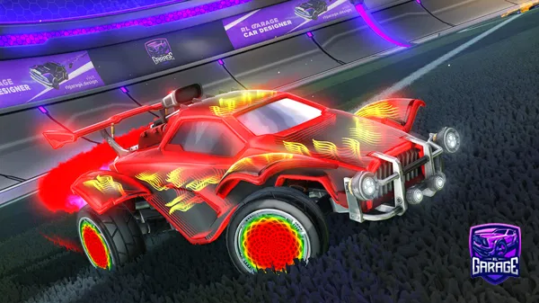 A Rocket League car design from KhiJ18