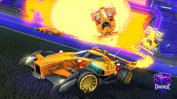 A Rocket League car design from findus_on_youtube