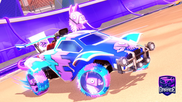 A Rocket League car design from McDonaldsChippie