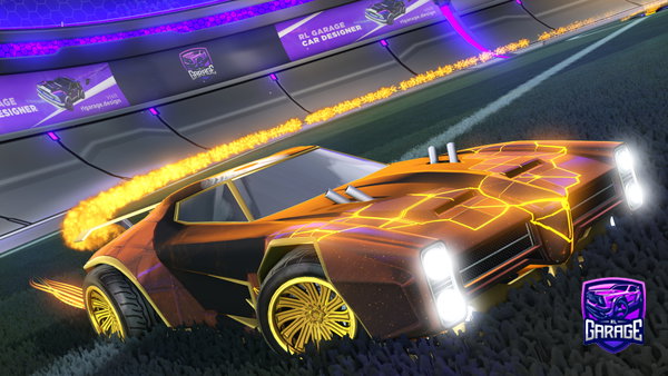 A Rocket League car design from juminoro