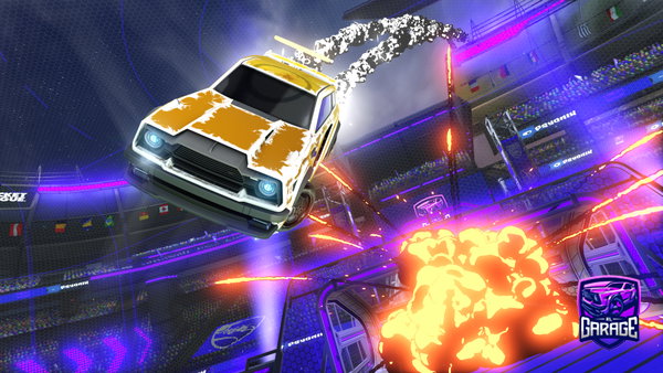 A Rocket League car design from JamesTheGod212
