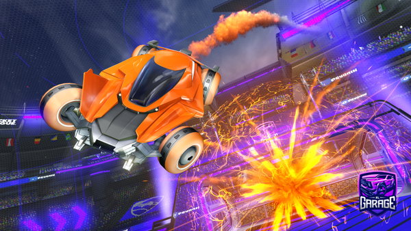 A Rocket League car design from Rafty_