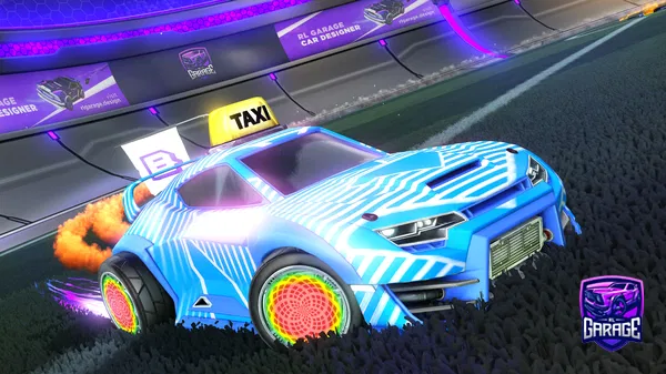 A Rocket League car design from Noxoff