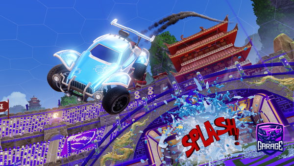 A Rocket League car design from Croument
