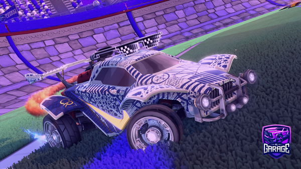 A Rocket League car design from ChickenNugz7587