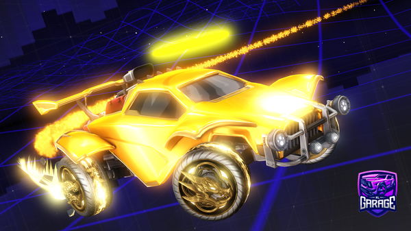 A Rocket League car design from Splooms