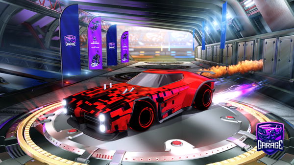 A Rocket League car design from fendi3x