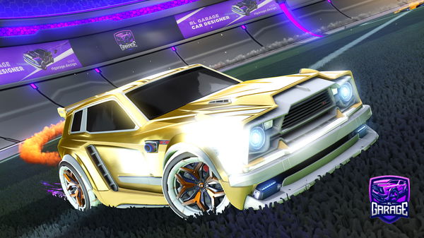 A Rocket League car design from GapeOrn333