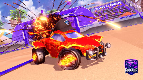 A Rocket League car design from Flixinz