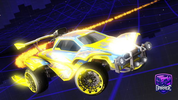 A Rocket League car design from HolyGamer2126