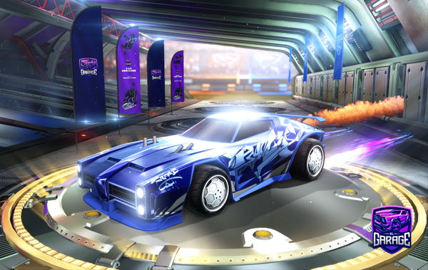 A Rocket League car design from Nigg_Btw