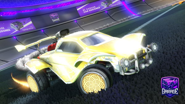 A Rocket League car design from Ljayinator