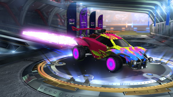 A Rocket League car design from SBDW6
