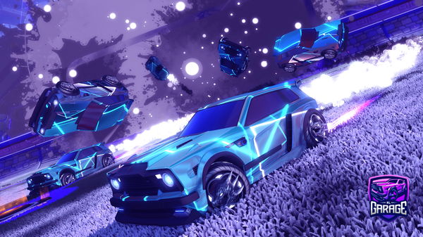 A Rocket League car design from Kazuya754