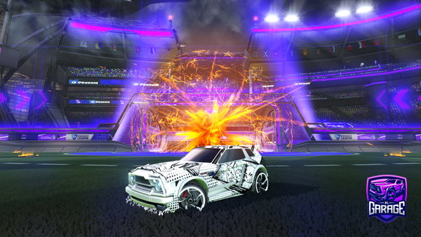 A Rocket League car design from mustsard