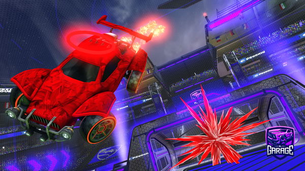 A Rocket League car design from splaashii