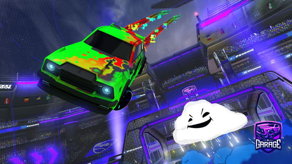 A Rocket League car design from rory48