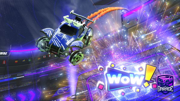 A Rocket League car design from Dirtydee123