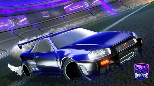 A Rocket League car design from VTX_pookie