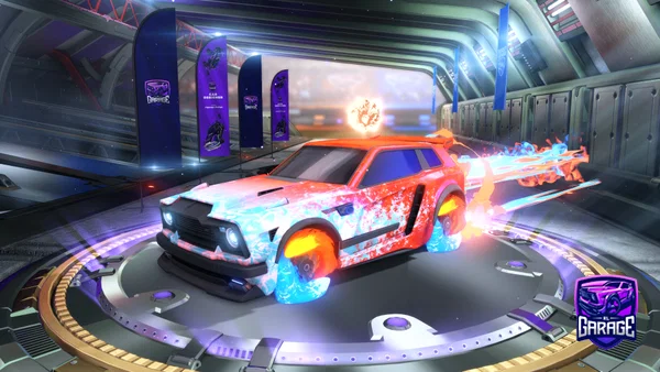 A Rocket League car design from Bass_Karo